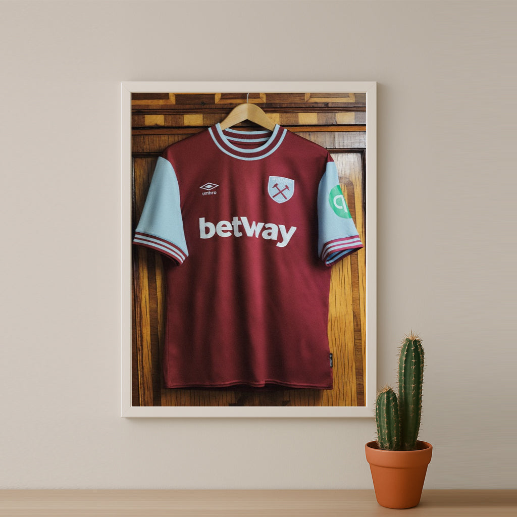 Cadre photo - Maillot West Ham 25-26