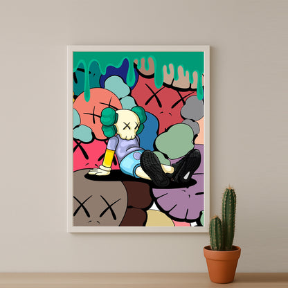 Cadre photo Kaws - Halloween