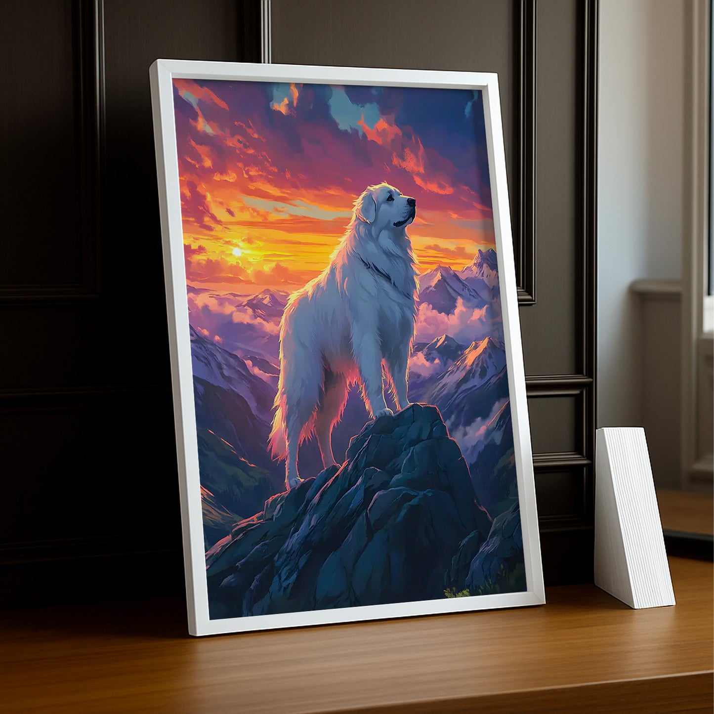 Cadre Photo Chien - Montagne