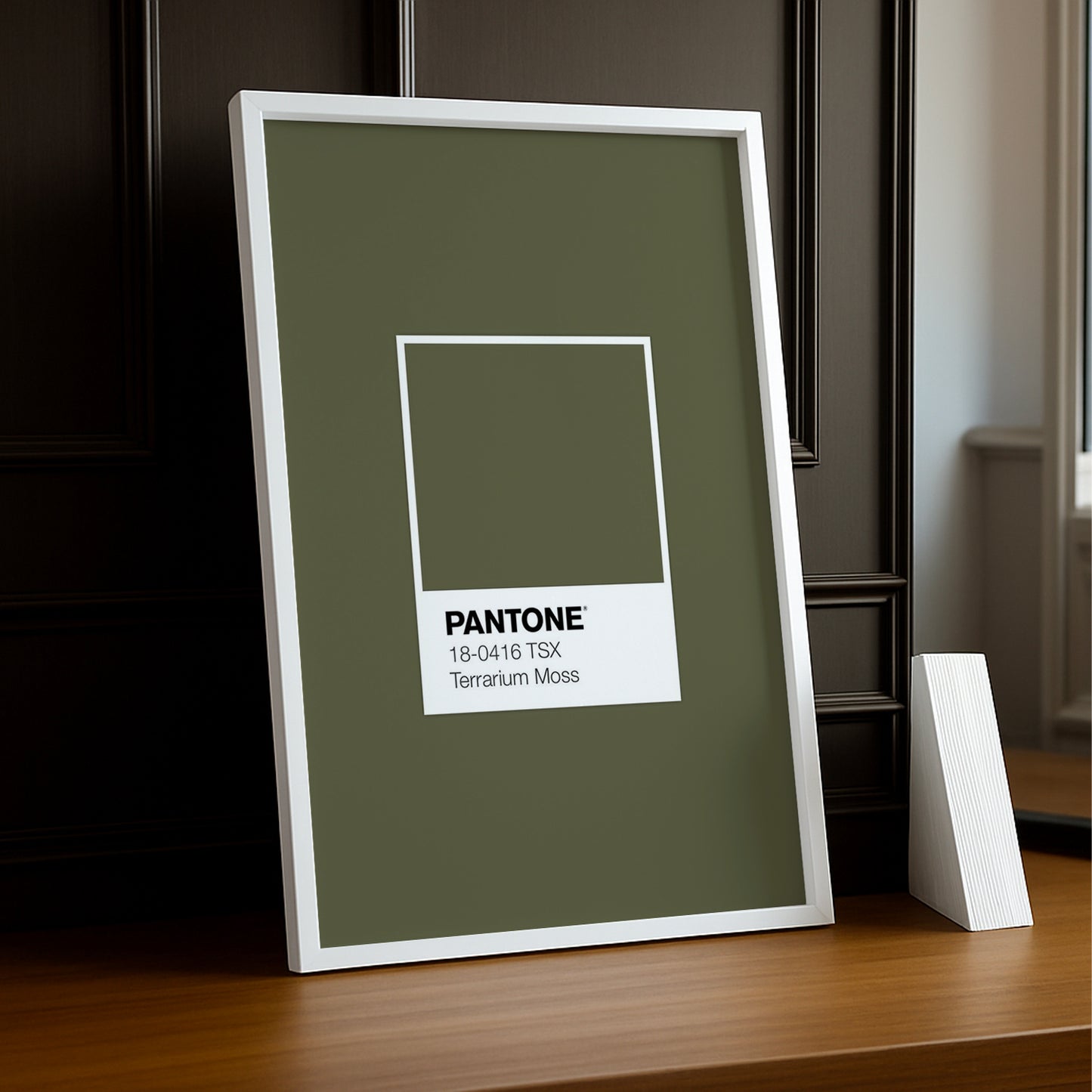 Cadre Photo Pantone Étiquette - Terrarium Moss