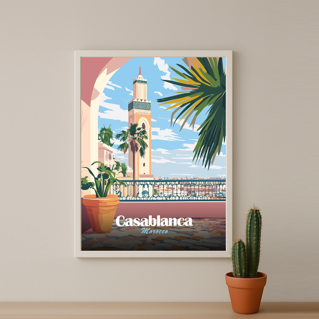 Casablanca Maroc - Poster