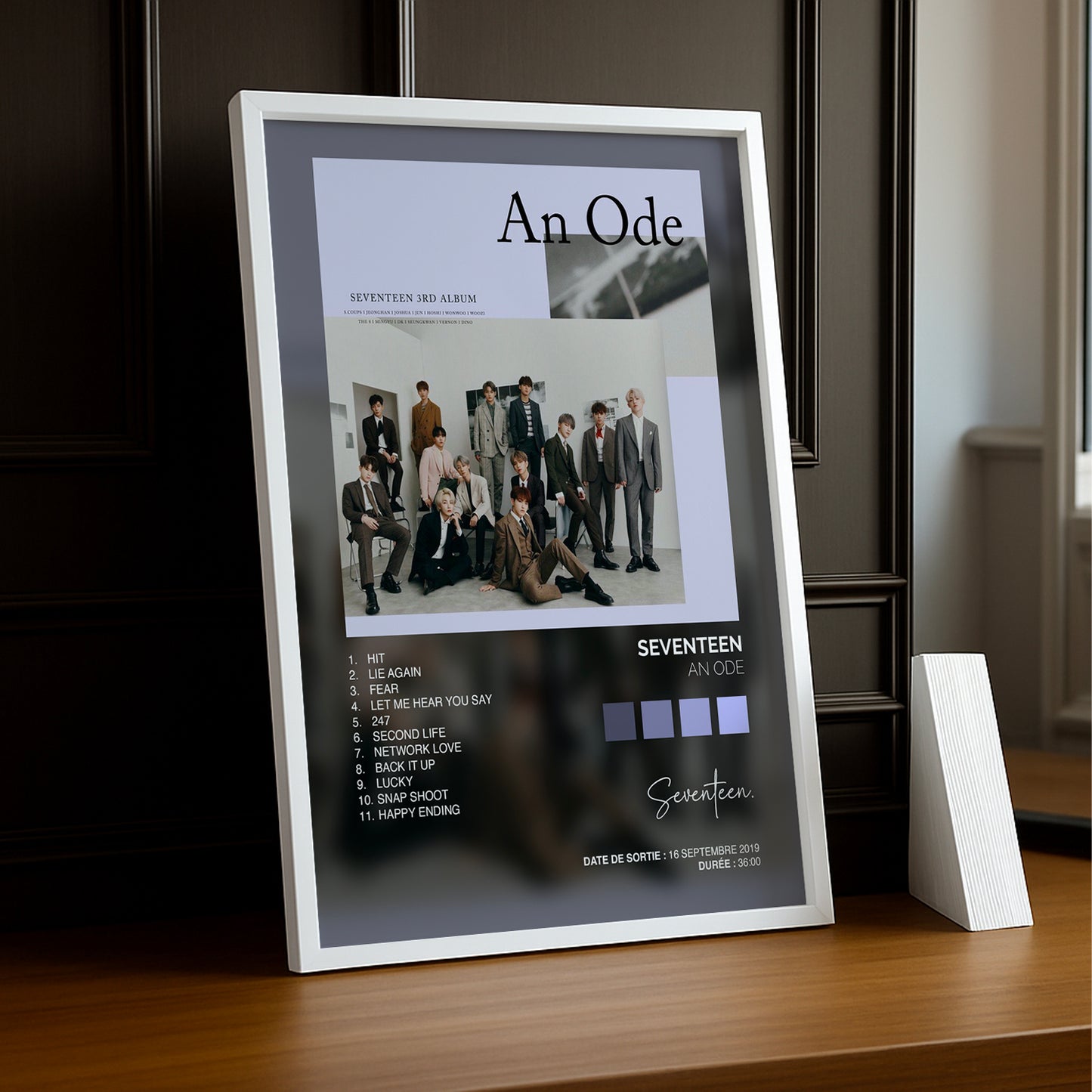 Cadre Photo K-Pop - Seventeen An Ode