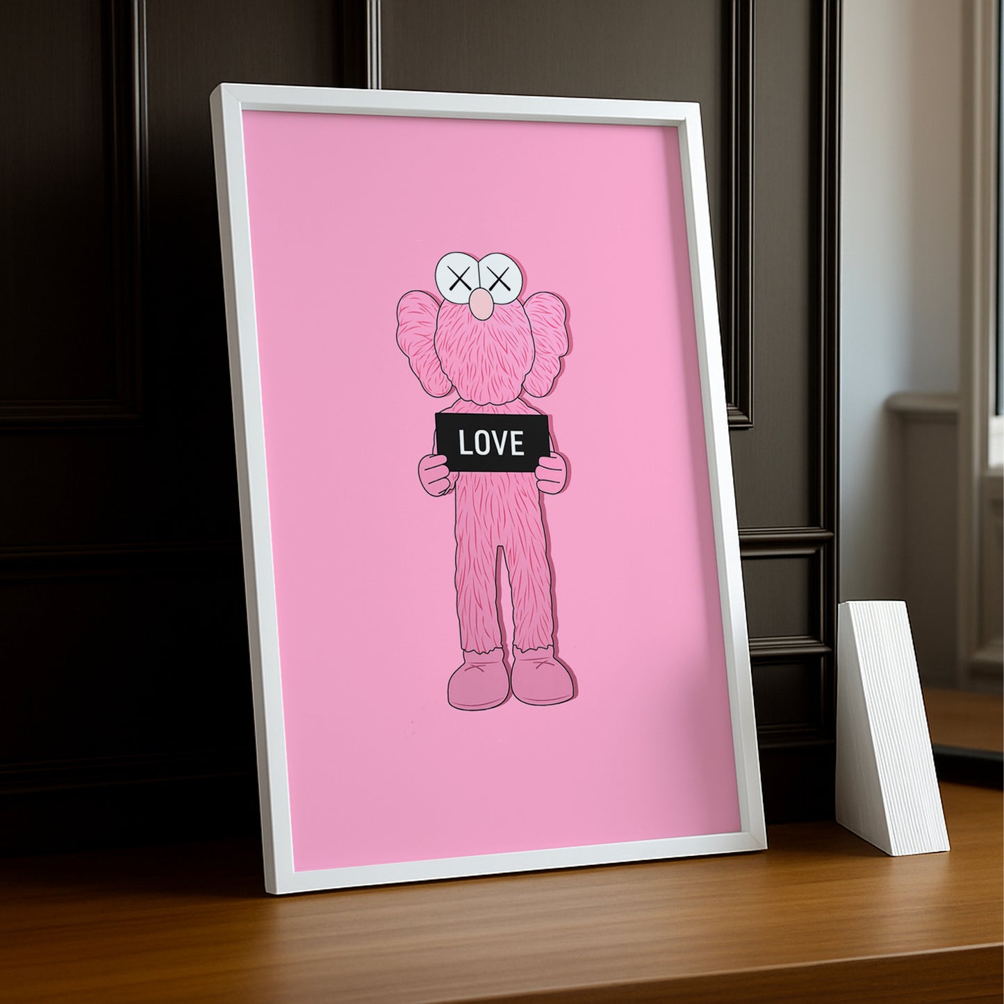 Cadre photo Kaws Love