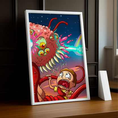 Cadre photo de Rick et Morty