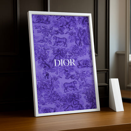 Cadre photo Dior Violet Dessin
