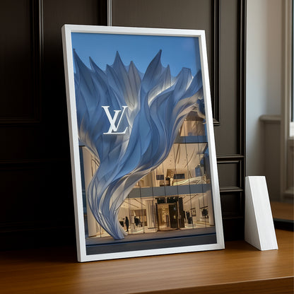 Cadre photo Louis Vuitton devanture