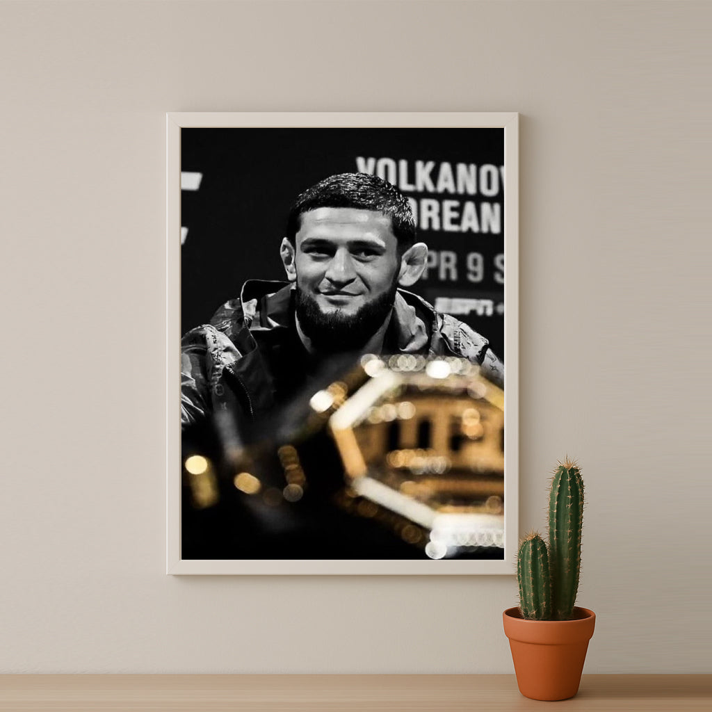 Poster UFC - Khamzat Chimaev Belt