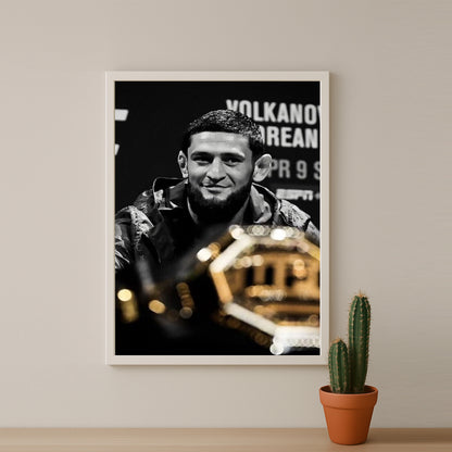 Poster UFC - Khamzat Chimaev Belt