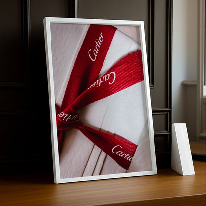 Cadre photo Cartier - Ruban Rouge