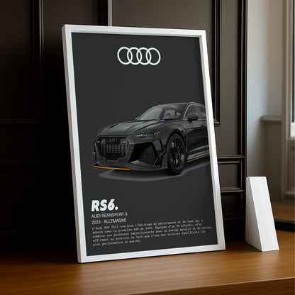Cadre photo Audi RS6