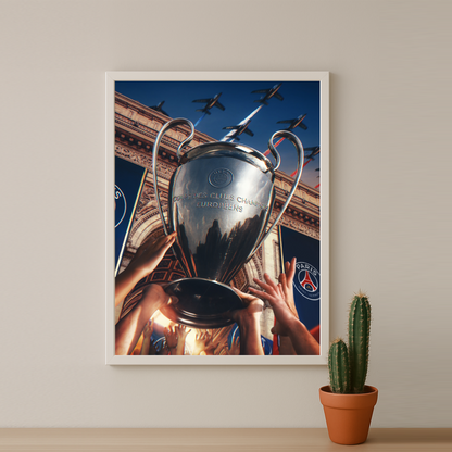 Cadre photo Paris Saint-Germain Ligue des champions