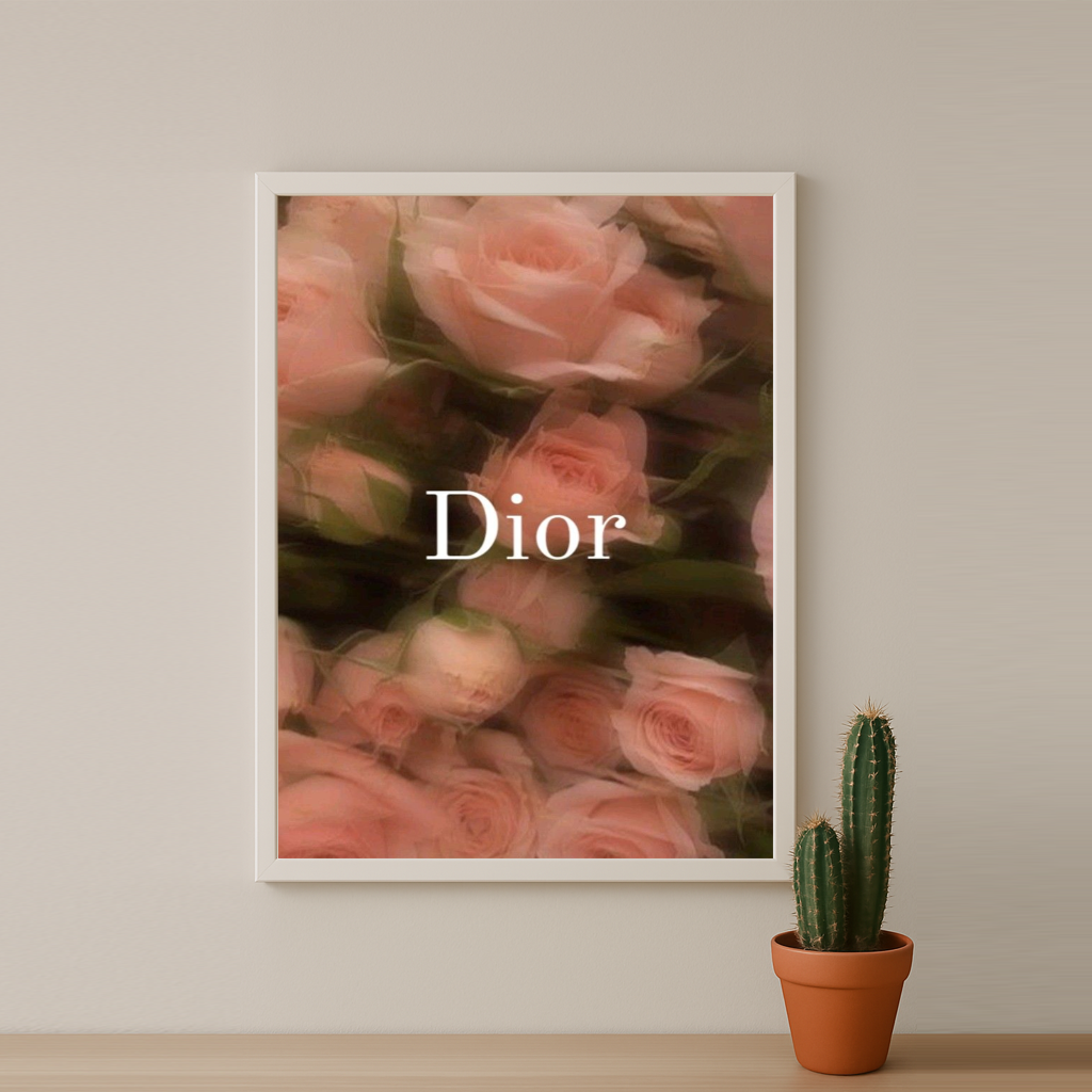 Cadre photo Dior Roses
