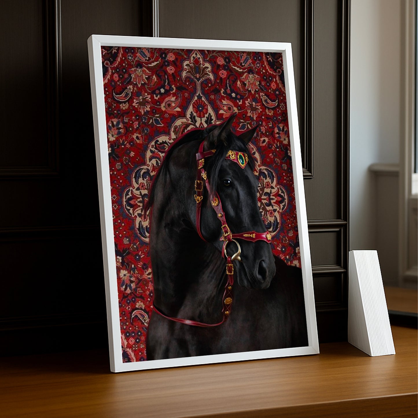 Cadre photo Équitation - Cheval Aesthetic Rouge