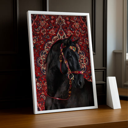 Cadre photo Équitation - Cheval Aesthetic Rouge