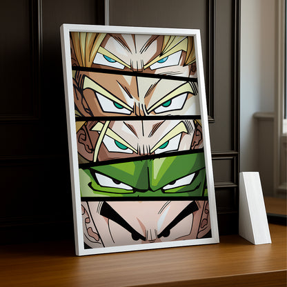 Poster Dragon Ball Z - Eyes Heroes