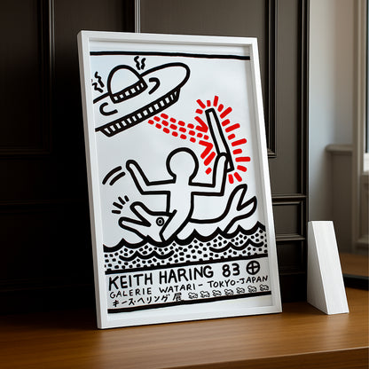 Cadre photo Keith Haring Tokyo-Japan