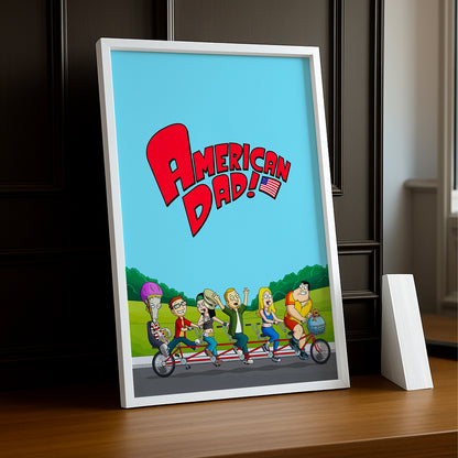 Cadre Photo American Dad - Vélo
