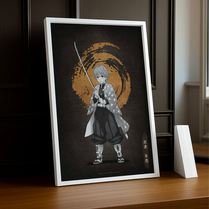 Cadre Photo Demon Slayer - Zenitsu Agatsuma