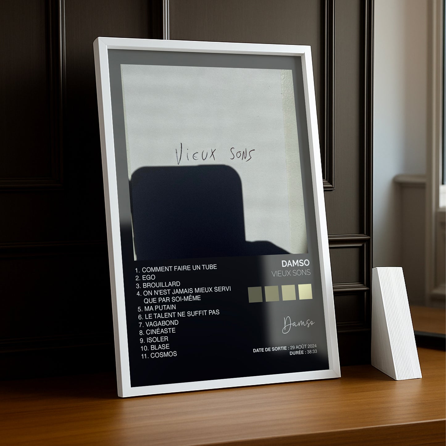 Poster Damso – Album Vieux sons