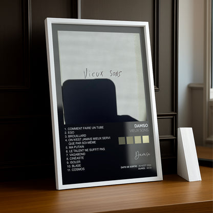 Poster Damso – Album Vieux sons