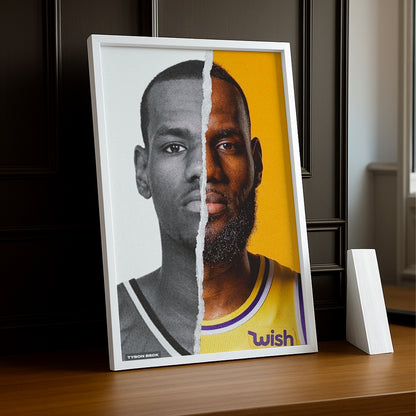 Cadre photo NBA - Old James