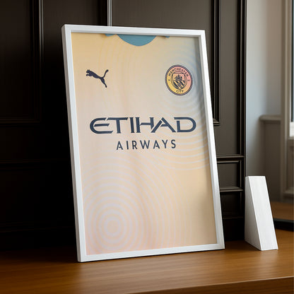 Cadre photo Maillot de Manchester City Fourth