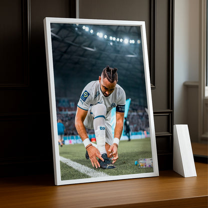 Poster encadrée Olympique de Marseille - Dimitri Payet