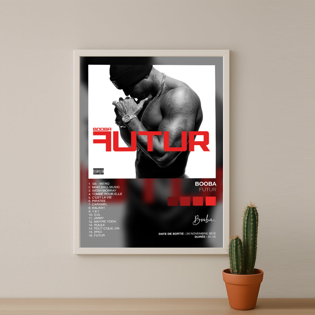 Poster - Album Booba Futur