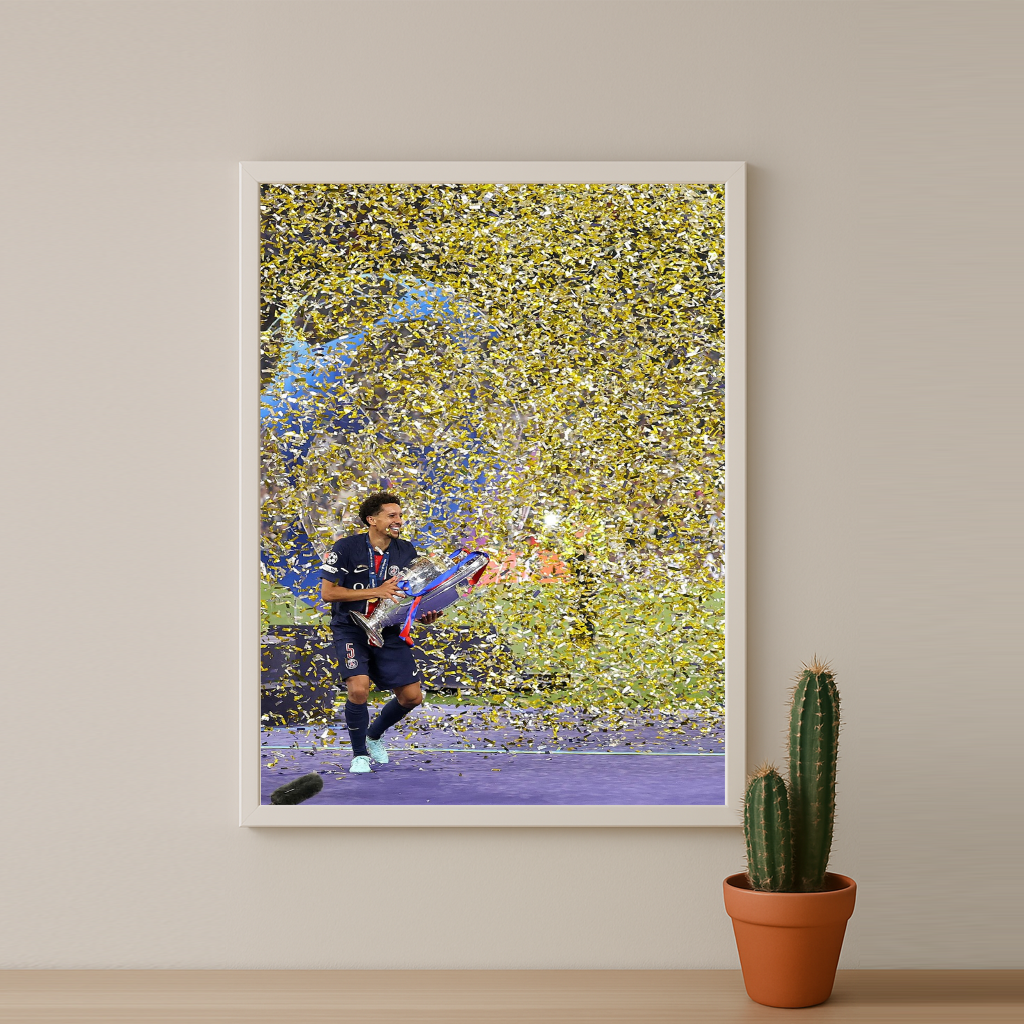 Cadre photo Marquinhos Champions League