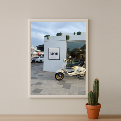 Cadre photo Dior Scooter