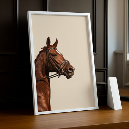 Cadre photo Équitation - Cheval Brun