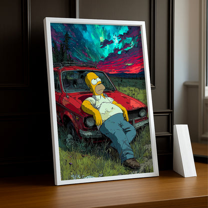Cadre Photo Les Simpsons - Homer Simpson Thinking