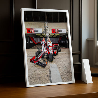 Poster encadrée GP Explorer - Écurie Erborian Baghera x Cocotte