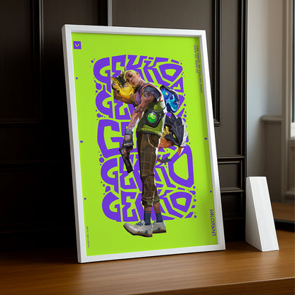 Cadre Photo Valorant - Gecko