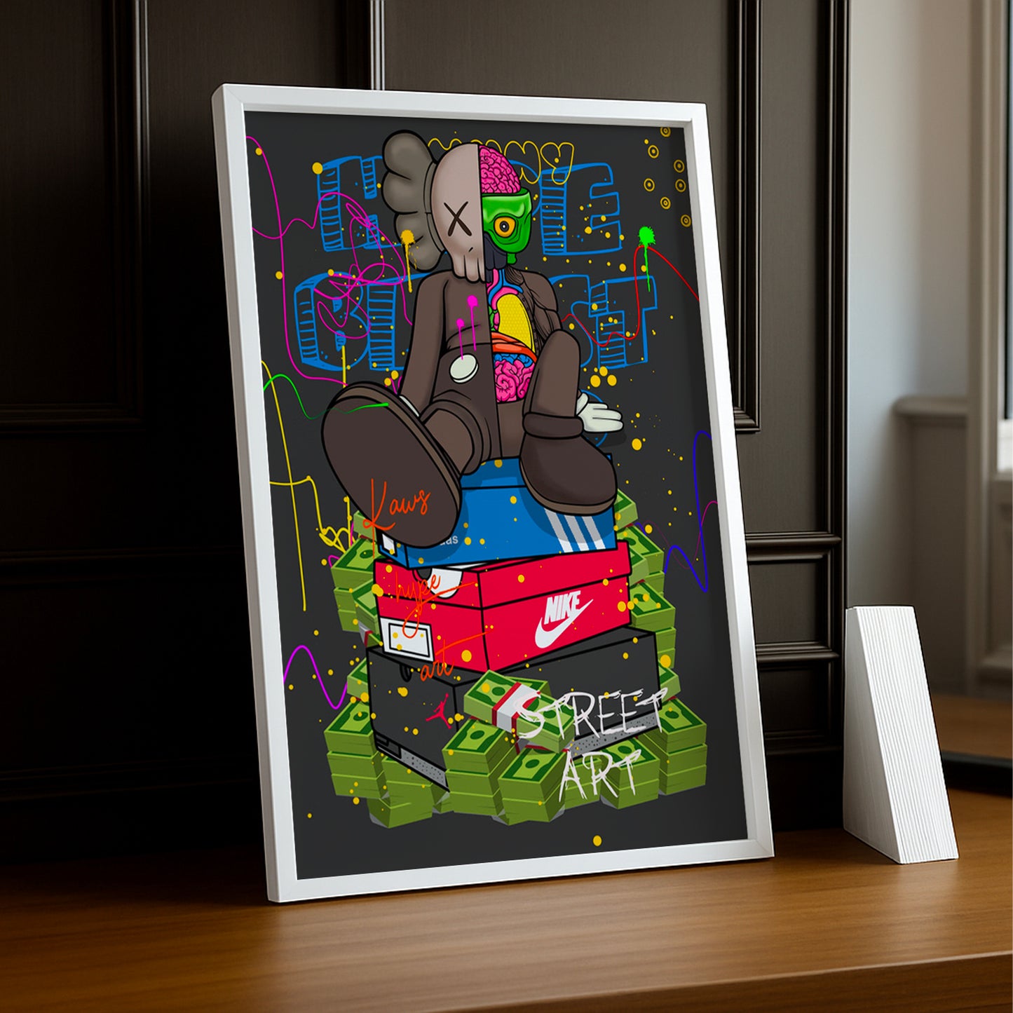 Poster Kaws street art