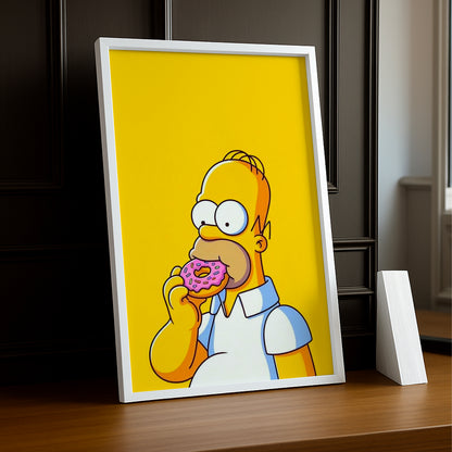 Cadre Photo Les Simpsons - Homer Donuts