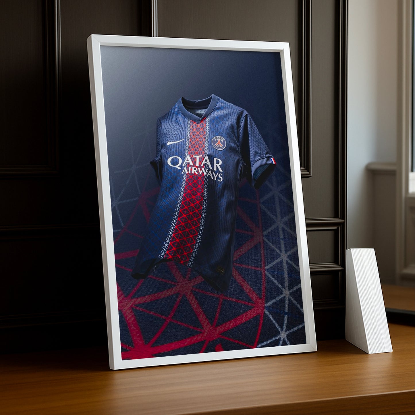 Poster Maillot Football - Paris Saint-Germain Domicile 2025-2026