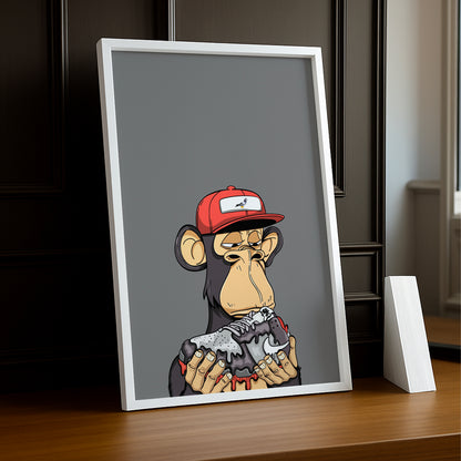 Cadre photo Bayc Ape Nike SB Dunk Pigeon