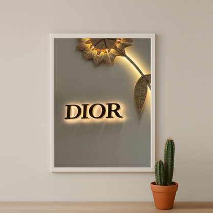 Cadre photo Dior Gold