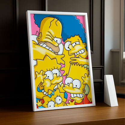 Cadre Photo Les Simpsons - Vitre