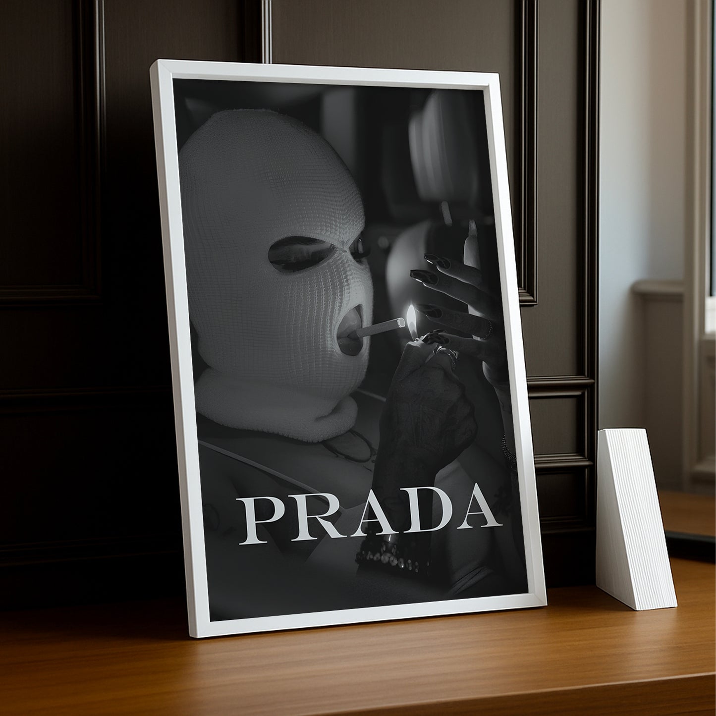 Poster encadré Prada art