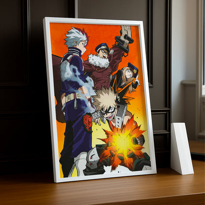 Cadre Photo My Hero Academia - Bakugo Team