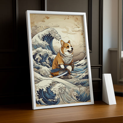 Cadre Photo Chien - Vague