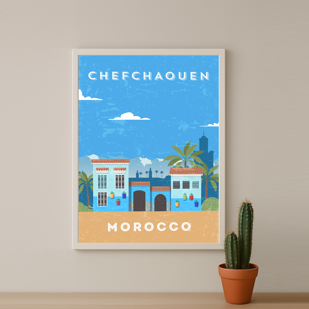 Chefchaouen Maroc - Poster