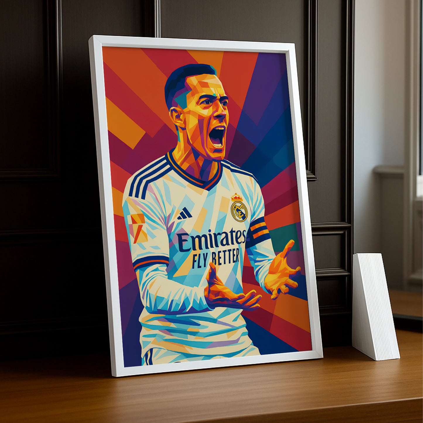 Cadre Photo Lucas Vázquez Real Madrid – Affiche HD Encadrée Papier Premium