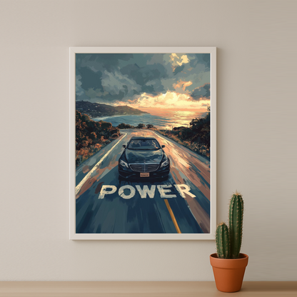 Mercedes Classe S - Poster