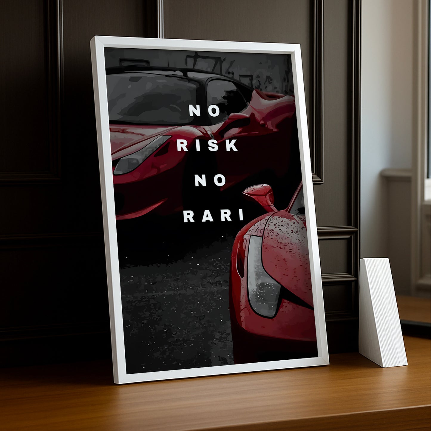 Cadre photo Motivation - No Risk, No Rari
