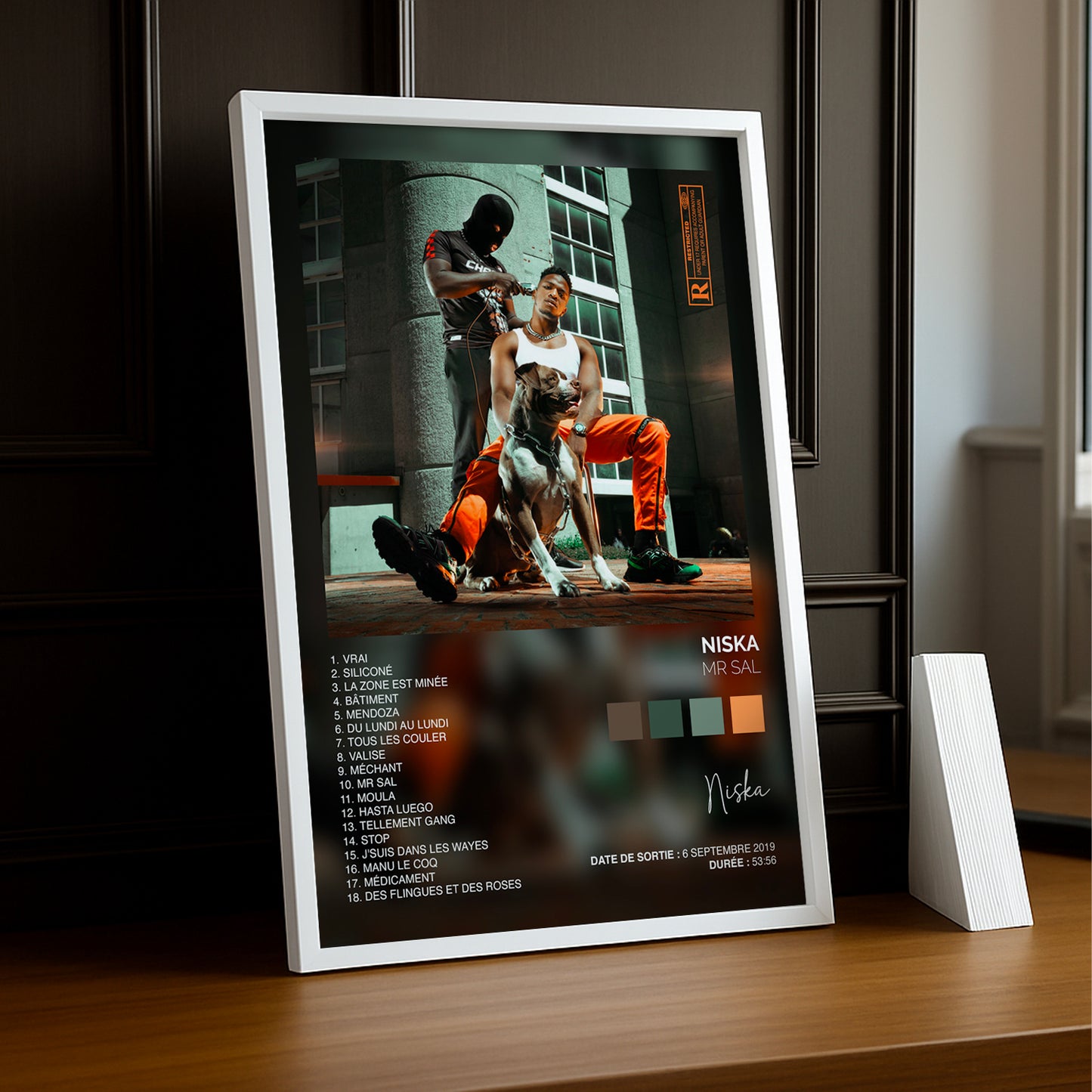 Cadre photo Album Musicaux - Mr Sal de Niska