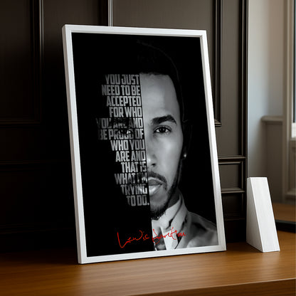 Cadre photo Lewis Hamilton Formula 1