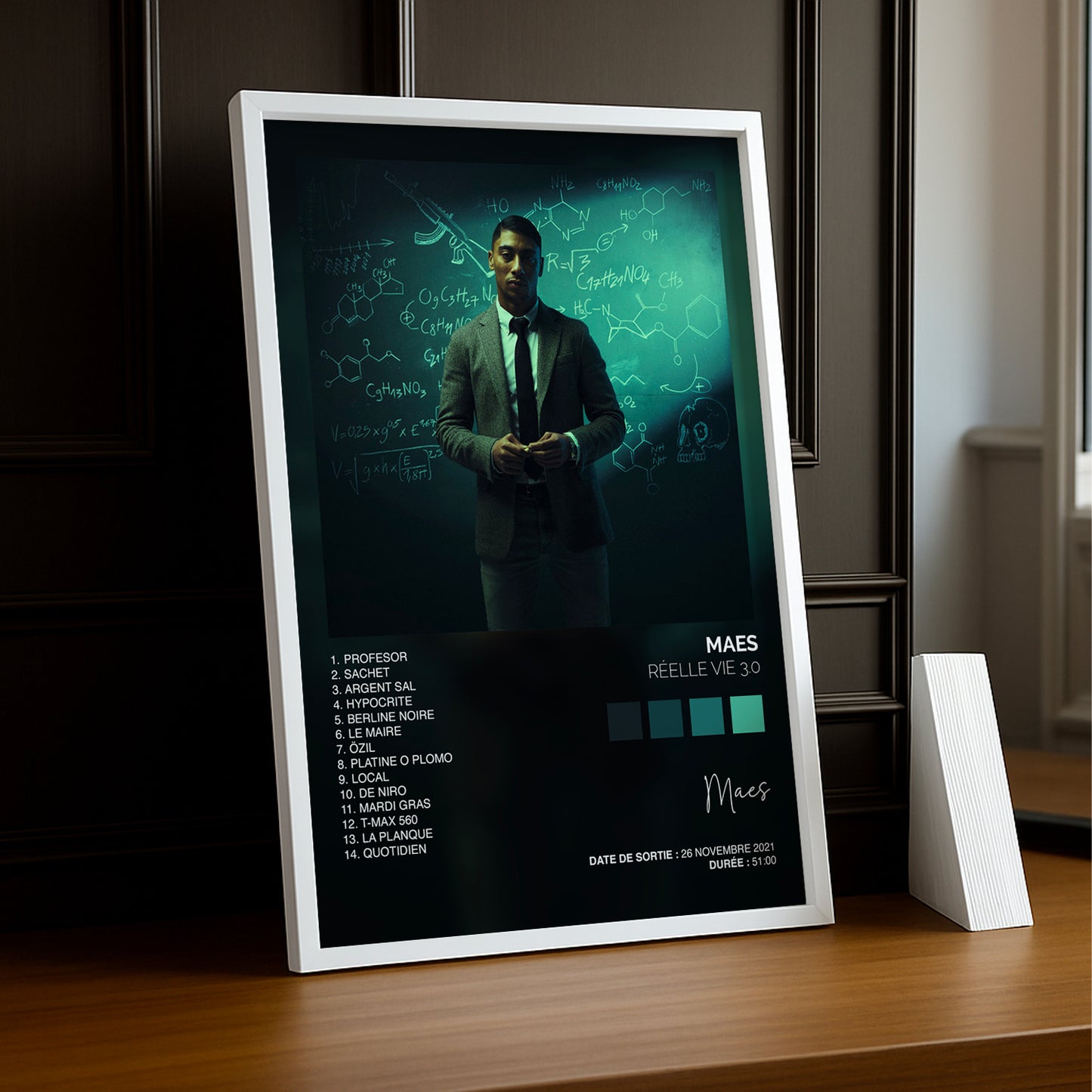 Cadre photo Album Musicaux - Réelle vie 3.0 de Maes